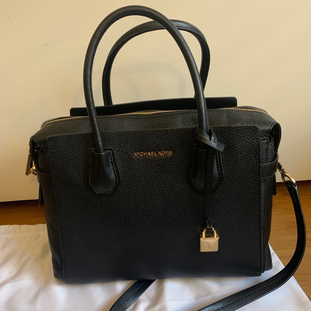 Michael Kors Mercer Medium Belted Satchel